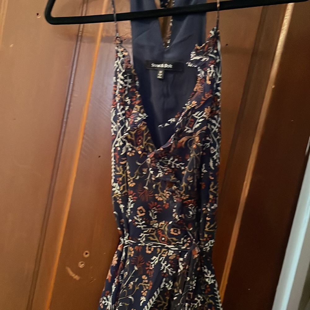 Strut & Bolt Patterned Wrap Dress Gem